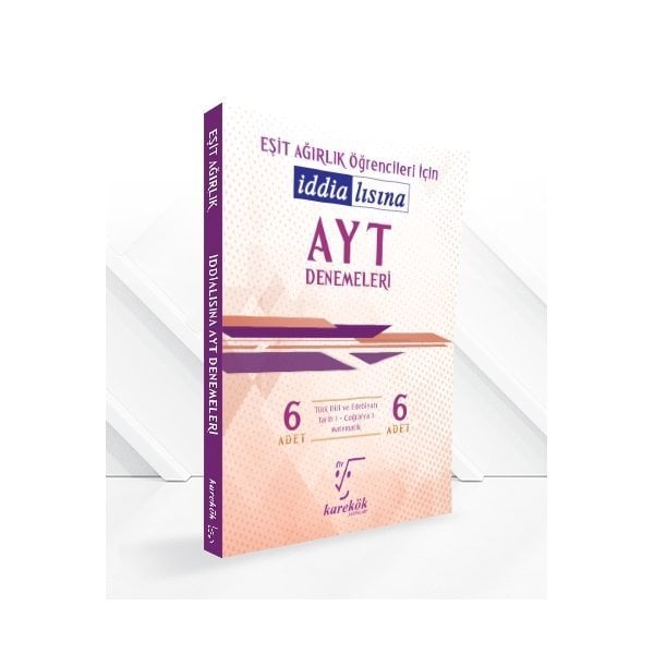 Karekök Yayınları AYT 6 lı Denemeleri Eşit Ağırlık Öğrencileri İçin