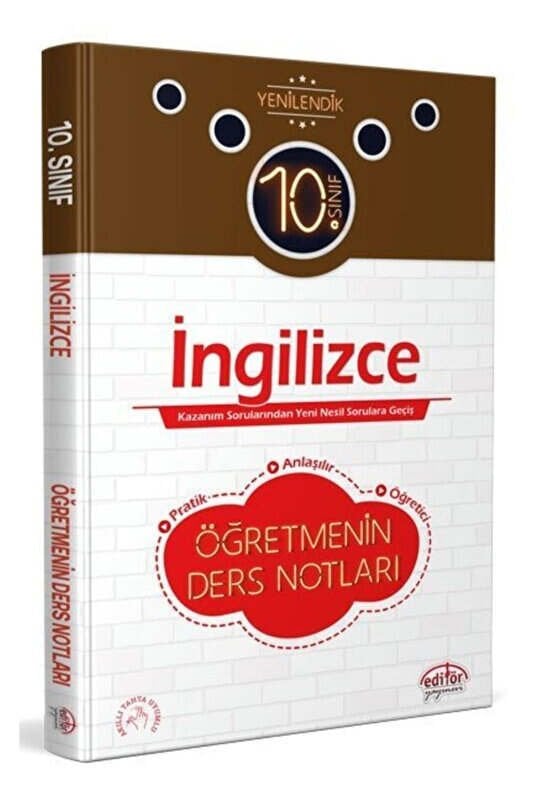 Editör Yayınları 10. Sınıf İngilizce Öğretmenin Ders Notları