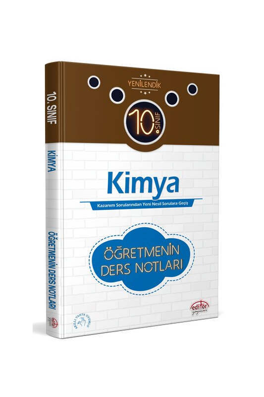 Editör Yayınları 10. Sınıf Kimya Öğretmenin Ders Notları