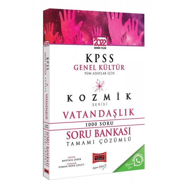 Yargı Yayınları 2022 KPSS Tüm Adaylar İçin Genel Kültür Kozmik Serisi Tamamı Çözümlü Vatandaşlık Soru Bankası