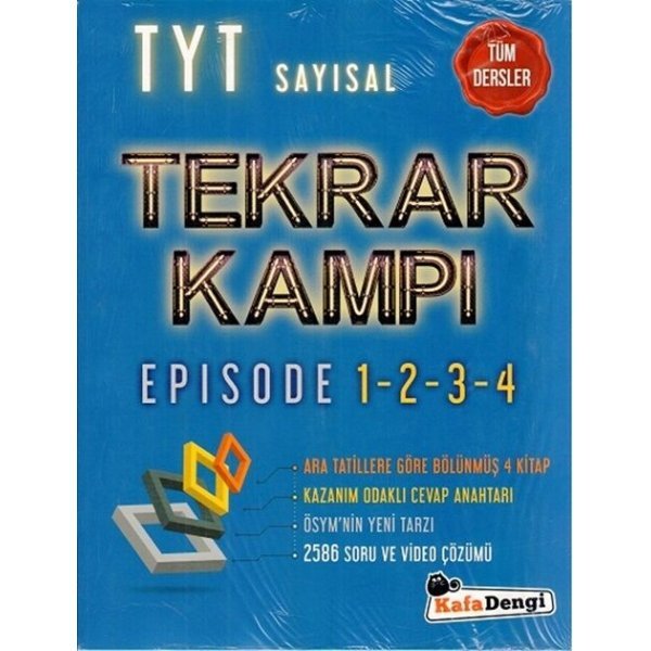 Kafa Dengi Yayınları 2021 TYT Tüm Dersler Sayısal Kamp