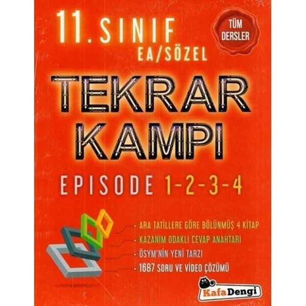 Kafa Dengi Yayınları 11. Sınıf Eşit Ağırlık Sözel Tüm Dersler Tekrar Kampı