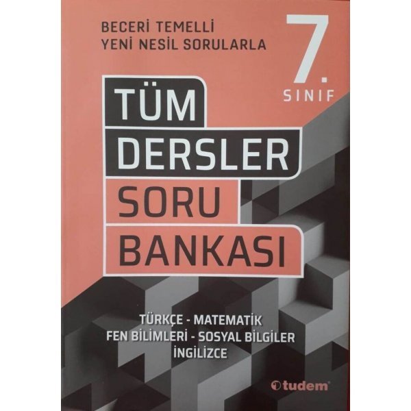 Tudem Yayınları 7. Sınıf Tüm Dersler Soru Bankası