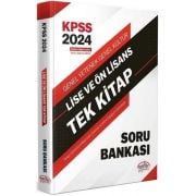 Editör Yayınları 2024 KPSS Lise Ön Lisans Soru Bankası Tek Kitap