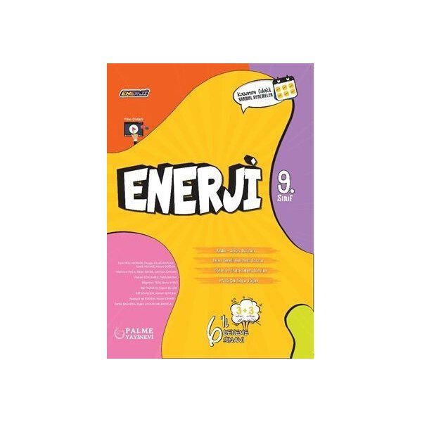 Palme Yayınları 9. Sınıf Enerji 6 lı Deneme
