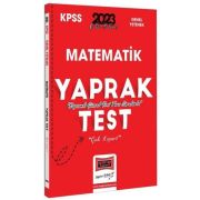 Yargı Yayınları 2023 KPSS Matematik Yaprak Test Çek Kopart