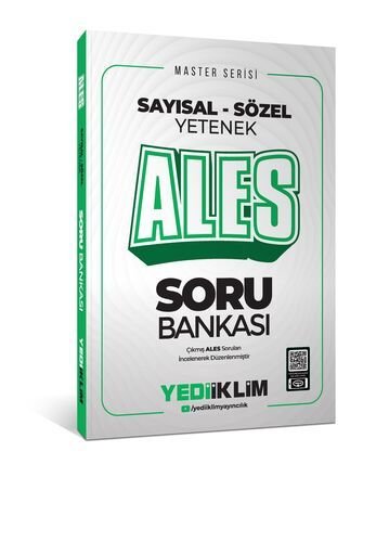 Yediiklim Yayınları 2025 ALES Sayısal Sözel Yetenek Soru Bankası