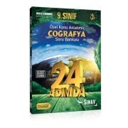 Sınav Yayınları 9. Sınıf Coğrafya 24 Adımda Özel Konu Anlatımlı Soru Bankası
