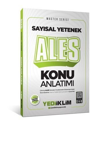Yediiklim Yayınları 2025 Master Serisi ALES Sayısal Yetenek Konu Anlatımlı