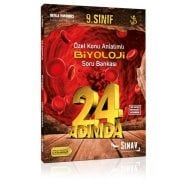Sınav Yayınları 9. Sınıf Biyoloji 24 Adımda Özel Konu Anlatımlı Soru Bankası