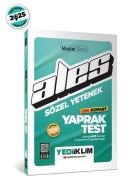 Yediiklim Yayınları 2025 ALES Sözel Yetenek Çek Kopart Yaprak Test