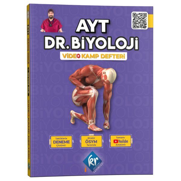KR Yayınları AYT Dr. Biyoloji Video Kamp Defteri