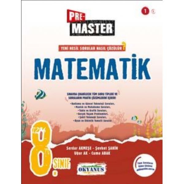Okyanus Yayınları 8. Sınıf LGS Pre Master Matematik Soru Bankası