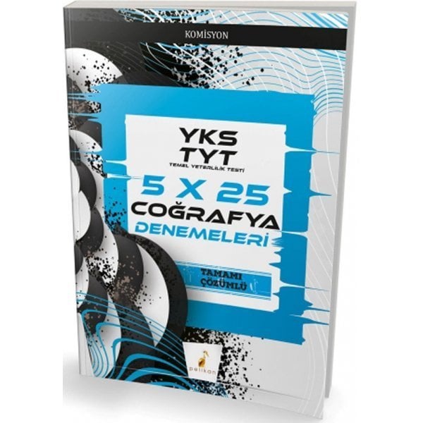 Pelikan Yayınları TYT Coğrafya 5x25 Denemeleri