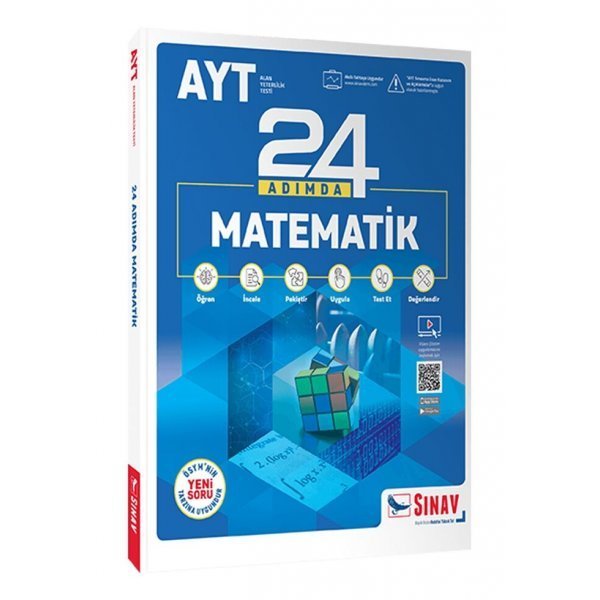 Sınav Yayınları AYT Matematik 24 Adımda Konu Anlatımlı Soru Bankası