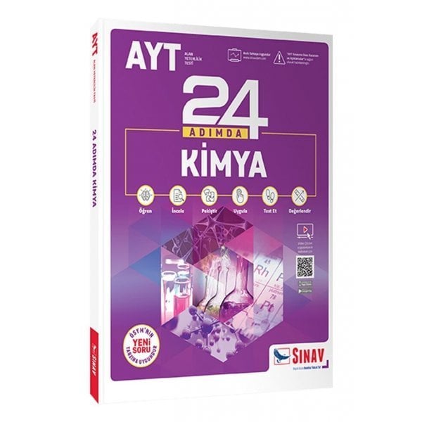 Sınav Yayınları AYT Kimya 24 Adımda Konu Anlatımlı Soru Bankası