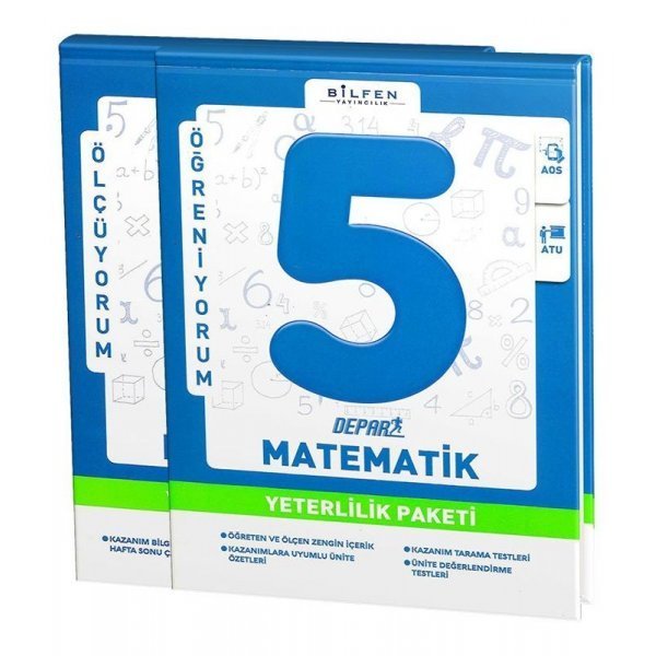 Bilfen Yayınları 5. Sınıf Matematik Depar Yeterlilik Paketi