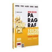 Yargı Yayınları 2025 KPSS YKS ALES DGS MSÜ Tamamı Çözümlü Panik Yok Orta Seviye Paragraf 10x20 Deneme
