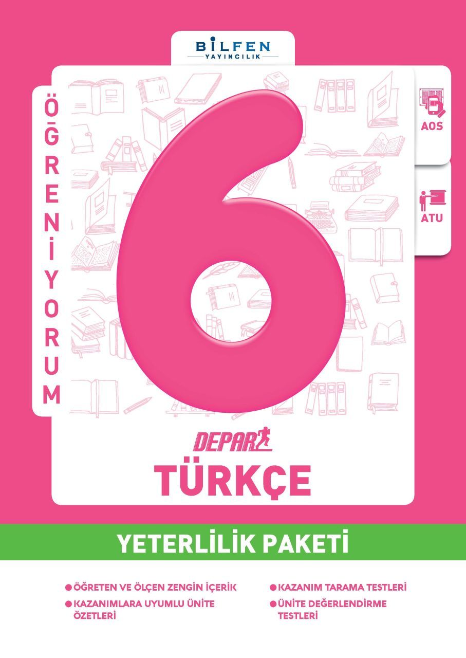 Bilfen Yayınları 6. Sınıf Türkçe Depar Yeterlilik Paketi