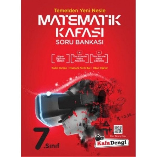 Kafa Dengi Yayınları 7. Sınıf Matematik Kafası Tümü Video Çözümlü Soru Bankası