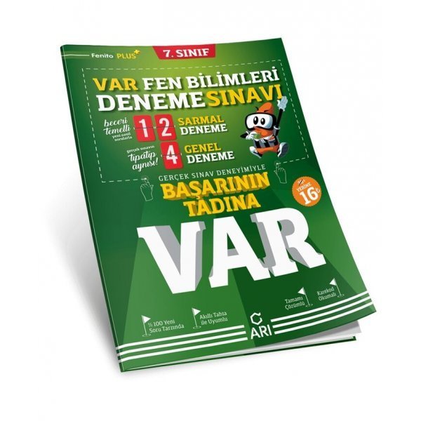 Arı Yayıncılık 7. Sınıf Fen Bilimleri VAR Deneme Sınavı