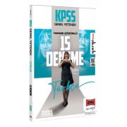 Yargı Yayınları 2025 KPSS Genel Yetenek Tamamı Çözümlü Türkçe 15 Deneme