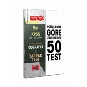 Yargı Yayınları 2022 KPSS Lise Ön Lisans Genel Kültür Coğrafya Yaprak Test