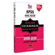 Yargı Yayınları 2022 KPSS GK Lise Ön Lisans Vatandaşlık Tamamı Çözümlü Çıkmış Sorular