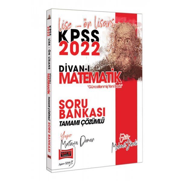 Yargı Yayınları 2022 KPSS Lise Ön Lisans Divan-ı Matematik Tamamı Çözümlü Soru Bankası