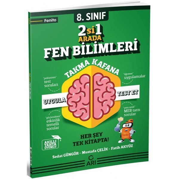 Arı Yayıncılık 8. Sınıf Fen Bilimleri 2 si 1 Arada Fenito