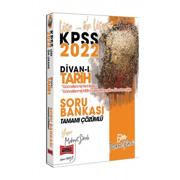 Yargı Yayınları 2022 KPSS Lise Ön Lisans Divanı Tarih Tamamı Çözümlü Soru Bankası
