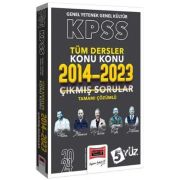 Yargı Yayınları 2024 KPSS Genel Yetenek Genel Kültür 5Yüz Çıkmış Sorular Son 10 Yıl Konularına Göre
