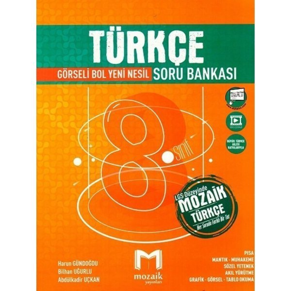 Mozaik Yayınları 8. Sınıf Türkçe Soru Bankası