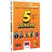 Yargı Yayınları 2024 KPSS Lise Ön Lisans GKGY 5Yüz Ekibi Tüm Dersler Tamamı Çözümlü 5 Deneme