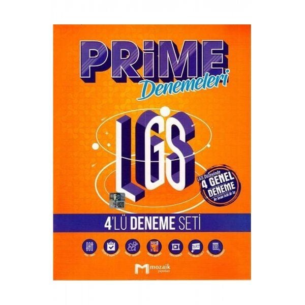 Mozaik Yayınları 8. Sınıf LGS Prime 4 lü Deneme