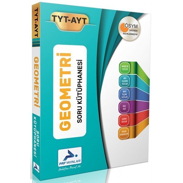 PRF Paraf Yayınları TYT AYT Geometri Soru Kütüphanesi