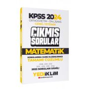 Yediiklim Yayınları KPSS 2024 Ortaöğretim-Önlisans Matematik Konularına Göre Çıkmış Sorular
