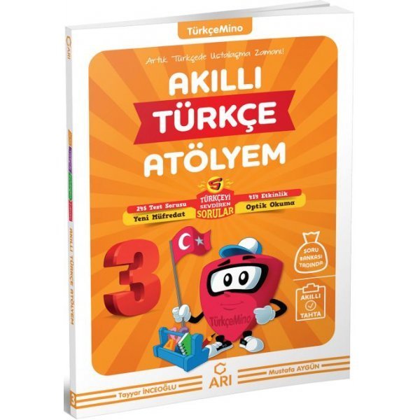 Arı Yayıncılık 3. Sınıf Türkçemino Akıllı Türkçe Atölyem
