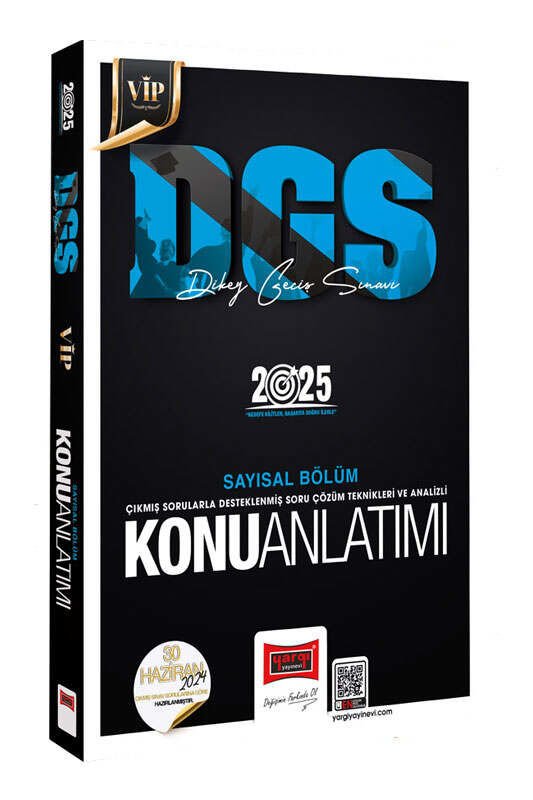 Yargı Yayınları 2025 DGS VİP Sayısal Yetenek Konu Anlatımı