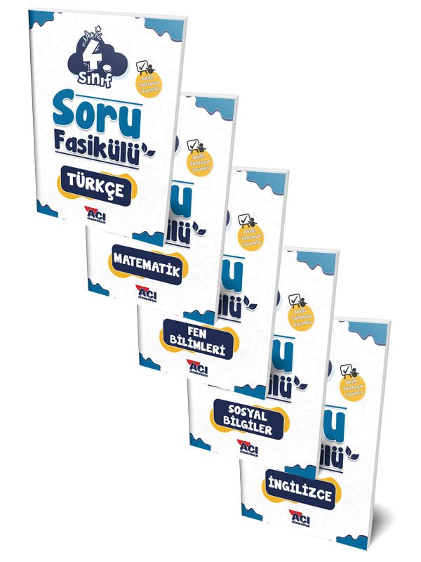 Açı Yayınları 4.Sınıf Tüm Dersler Yaprak Test Seti