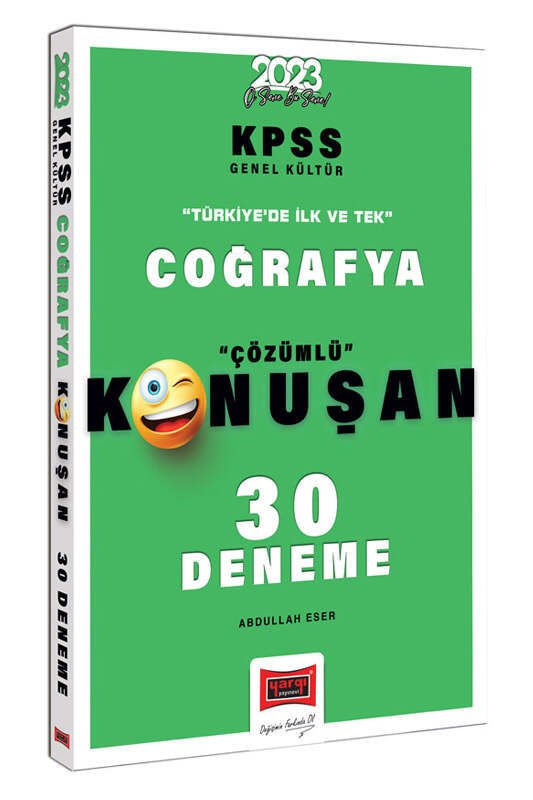 Yargı Yayınları 2023 KPSS Coğrafya Tamamı Çözümlü Konuşan 30 Deneme