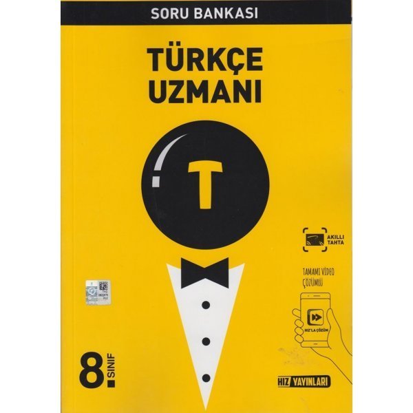 Hız Yayınları 8. Sınıf Türkçe Uzmanı Soru Bankası
