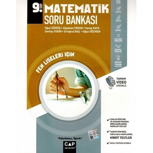 Çap Yayınları 9. Sınıf Fen Lisesi Matematik Soru Bankası
