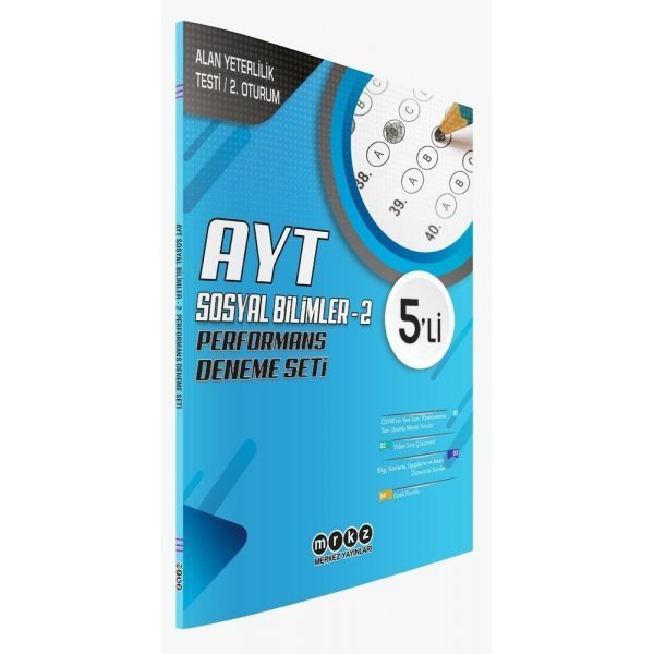 Merkez Yayınları AYT Sosyal Bilimler 2 5 li Performans Deneme Seti