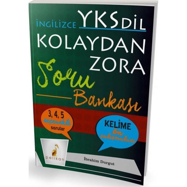 Pelikan Yayınları YKSDil İngilizce Kolaydan Zora Soru Bankası