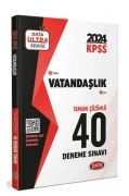 Data Yayınları 2024 KPSS Vatandaşlık 40 Deneme Sınavı