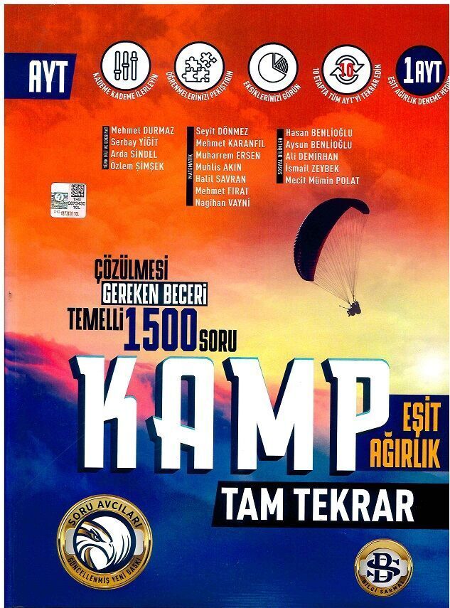 Bilgi Sarmal AYT Eşit Ağırlık KAMP Tam Tekrar