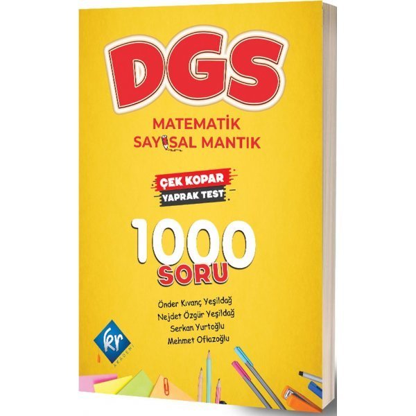 KR Akademi DGS Matematik Sayısal Mantık Çek Kopar Yaprak Test