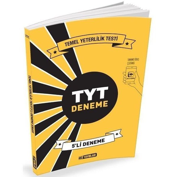 Hız Yayınları TYT 5 li Deneme