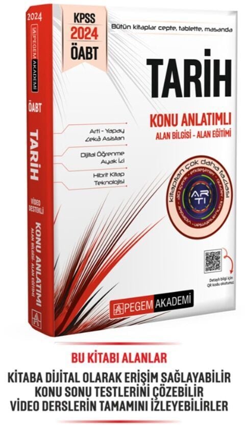 Pegem Yayınları 2024 KPSS ÖABT Tarih Konu Anlatımlı